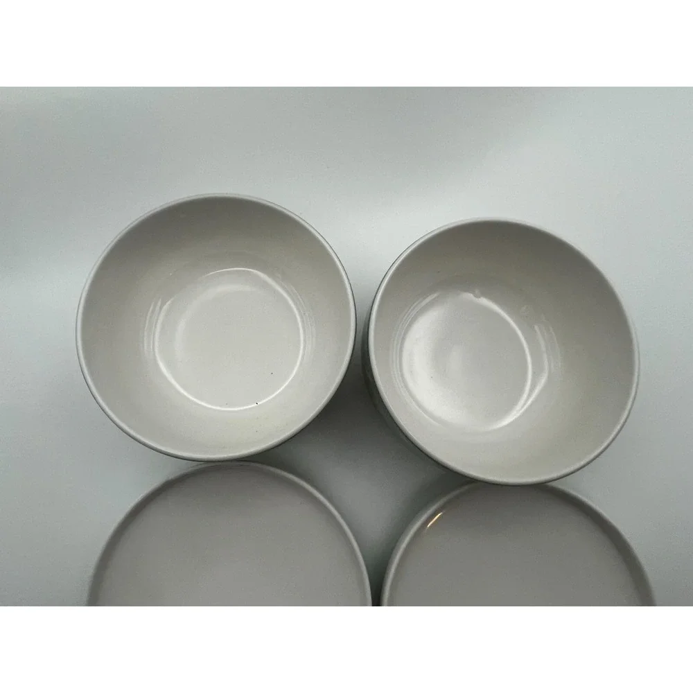 Korean Celadon Porcelain Crane Motif Cloud Lidded Rice Bowls‎ 4